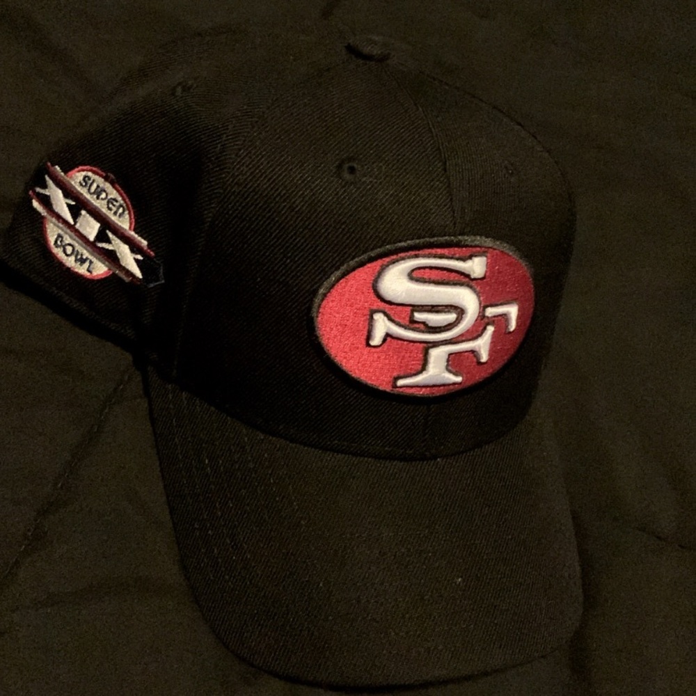 49er hat with Super Bowl patch